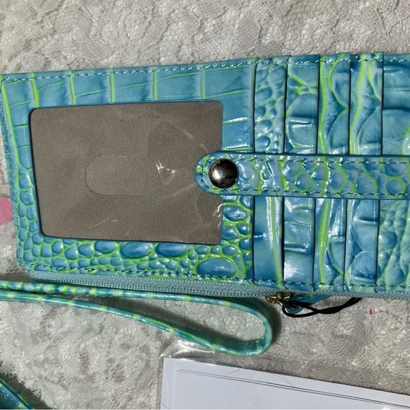 NWT 2 Pc Brahmin COTTON CANDY Melbourne, CLUTCH, CR CARD WALLET - Picture 5 of 7